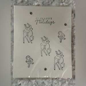 Reindeers and Candy Canes Greeting Cards 6 Per Pack